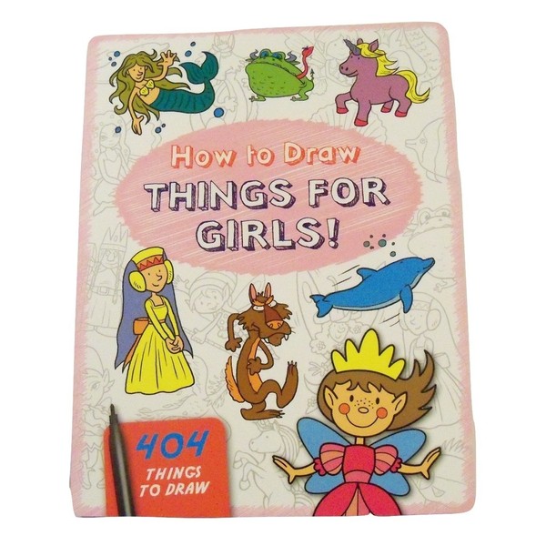 Educational How to Draw Book ~ Things for Girls (404