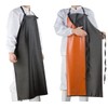 ETBOL Chemical Resistant Vinyl Apron - Black Plus Size Unisex