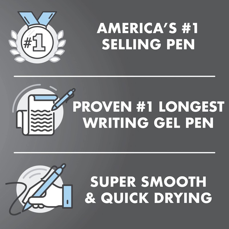 Pilot G2 - Bolígrafos Retráctiles de Calidad Superior, Tinta de