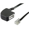 RJ11 - TAE adapter Polybag, RJ11 plug > TAE F