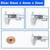 30Pcs Small Magnets for Crafts, 5x4x2mm Fridge Magnets Strong Neodymium