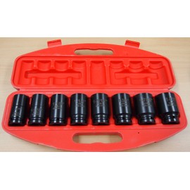 9 PC 3/4" Dr. Deep Impact Socket SAE 6-Pt 1" to 1-1/2"
