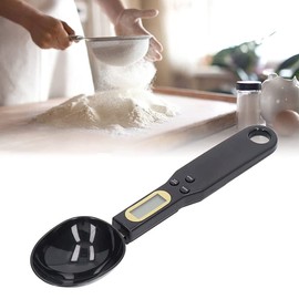 Measuring Spoon Measuring Spoon Scale Digital Spoon Cooking Spoon for Kitchen Lightweight Measuring Hanging (Black)