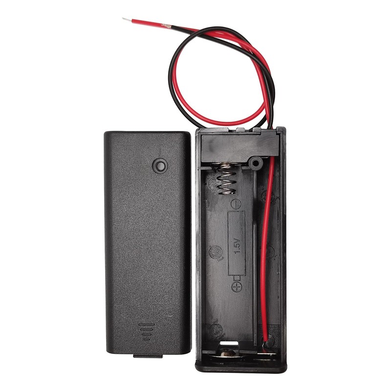 Lpdphanxfkx 6 Pcs Single AA Battery Holder with Leads Wires,