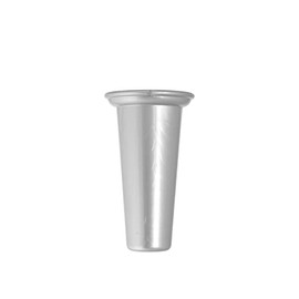 Home 3583726 Plastic Cemetery Vase, Silver, 18.5 cm