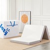 Lazyzizi Folding Mattress, 4 Inch Memory Foam Tri-fold with Breathable