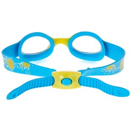 Speedo Infant Sea Squad Illusion Swimming Goggles, Turquoise/Yellow/Clear, One Size