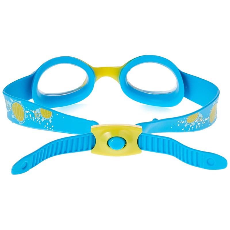 Speedo Infant Sea Squad Illusion Swimming Goggles, Turquoise/Yellow/Clear, One Size