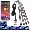 Generico Smart App Bluetooth 4 Streifen 48 LED Innenfarben Auto