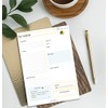 A5 Self Care Daily Planner Pad Desk Pad Cute To