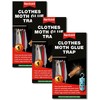 VALUE PACK of 3 Rentokil Clothes Moth Glue Traps - Natural Moth Traps