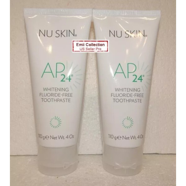 Nu Skin Nuskin AP 24 Whitening Fluoride-Free Toothpaste 4oz 110g