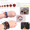 (14mm / Red) - Gem-Inside Round Smooth Sureface Red Agate