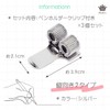 Pen Holder with Clip, Rimikuru Set of 3 Ballpoint Pen