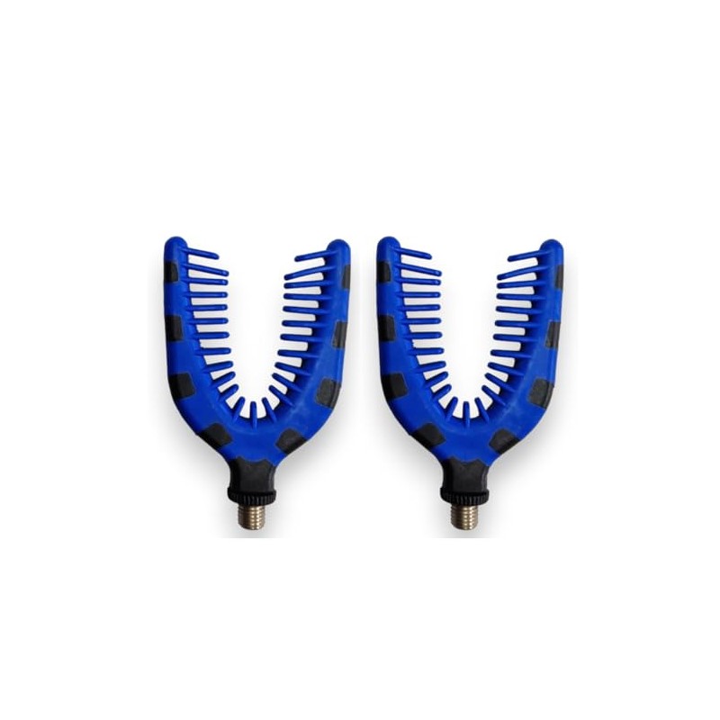 TJR 2 Fishing Rod rest Gripper Heads Rear Butt rest