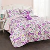 Lush Decor Pixie Fox Reversible Quilt Set, 3 Piece Set,