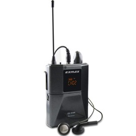 EXMAX EX-938R Receiver for EX-938 Transmitter Wireless Wireless Tour Guide System for Church Translation Simultaneous Interpretation Receiver Only (Works with EX-938T)