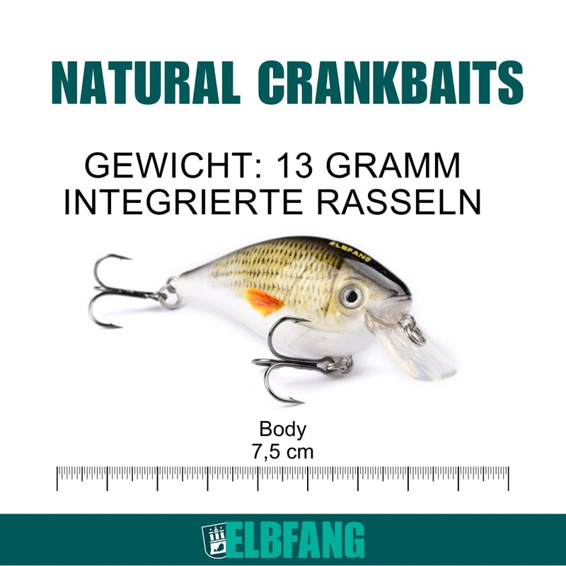 Elbfang Wobbler Set – Artificial Bait for Predatory Fish Fishing