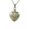 Memorial Heart Urn ash Jewelry Sterling Silver 925 #183