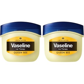 Vaseline Bálsamo para Labios Queen Bee Hidratación y Protección 72 hrs Mini Tarro 7g (Paquete de 2)
