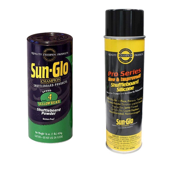 Sun-Glo 1 Can #4 Yellow Bear Wax and 1 Can of Silicone Spray