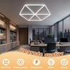 ALLYES Hexagon Garage LED Lights - Hexagonal LED Panel, 6500K,5940LM,