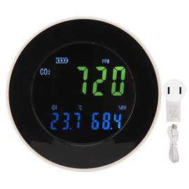 HT 501 CO2 Detector Portable Air Quality Monitor Carbon Dioxide Detector for Home Office