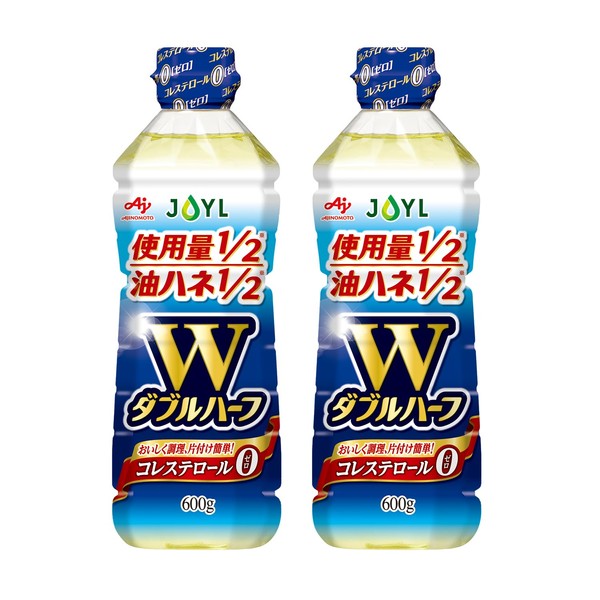 JOYL Double Half Salad Oil, 1/2, Colle 0, Ajinomoto J-Oil, 21.2 oz (600 g), 2 Pets