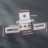 Bike Bracket Stays License Plate Stays Folding Adjustable Angle Motorcycle