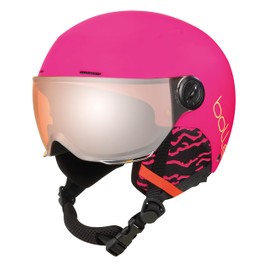 Bollé - Quiz Visor, Hot Pink Mat, Orange Gun Visor Cat 2, Small, Snow Helmets, Unisex, Children