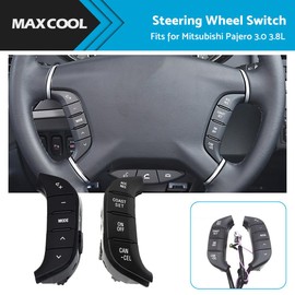 MAX COOL Steering Wheel Cruise Control Switch Audio Control 8701A383 8701A066 8602A045 Suitable for Mitsubishi Pajero