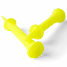 Decathlon 100 Golf Step Tees 46mm 10-Pack Unique Size Fluo Yellow