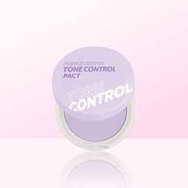 I'M MEME Purple Cotton Tone Control Pact 9.5g / 아임미미 퍼플 코튼 톤 컨트롤 팩트 9.5g