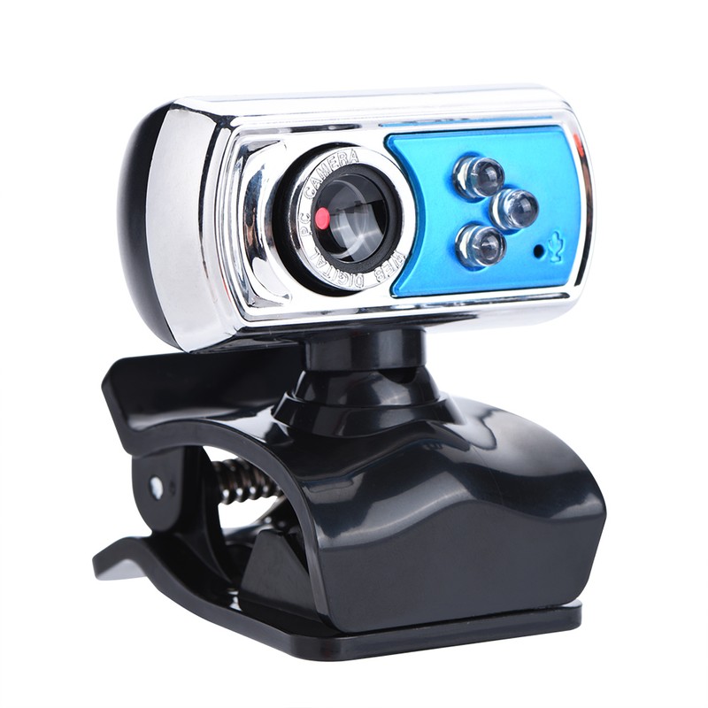 360 Degree Rotation USB HD 12 Megapixels Webcam Free Drive