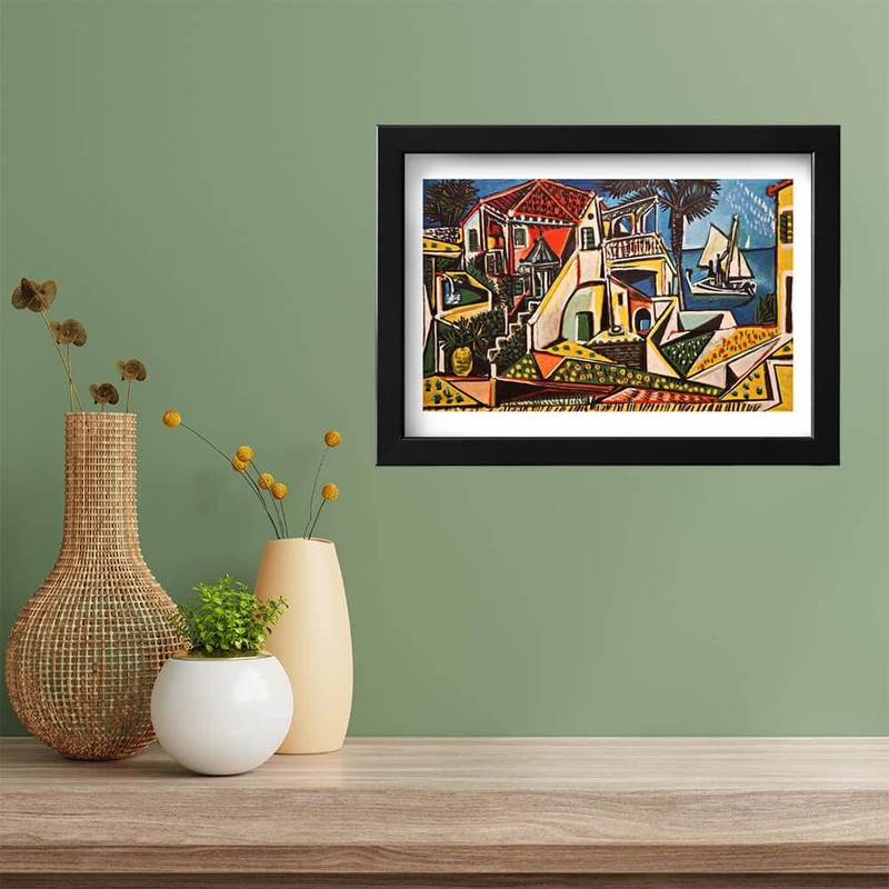 Spiffing Prints Pablo Picasso - Mediterranean Landscape - Artwork -
