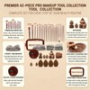 OneNyx 42 Piece All‑In‑One Makeup Brush Set for Women with