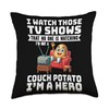 Homebody Couch Potato Throw Pillow