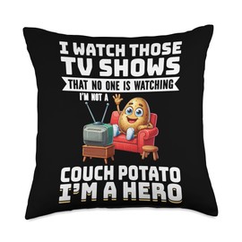Homebody Couch Potato Throw Pillow