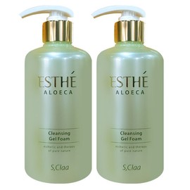 Enprani Este Aloeca Cleansing Gel Foam 300ml x 2 / 엔프라니 에스테 알로에카 클렌징 젤 폼 300ml 2개