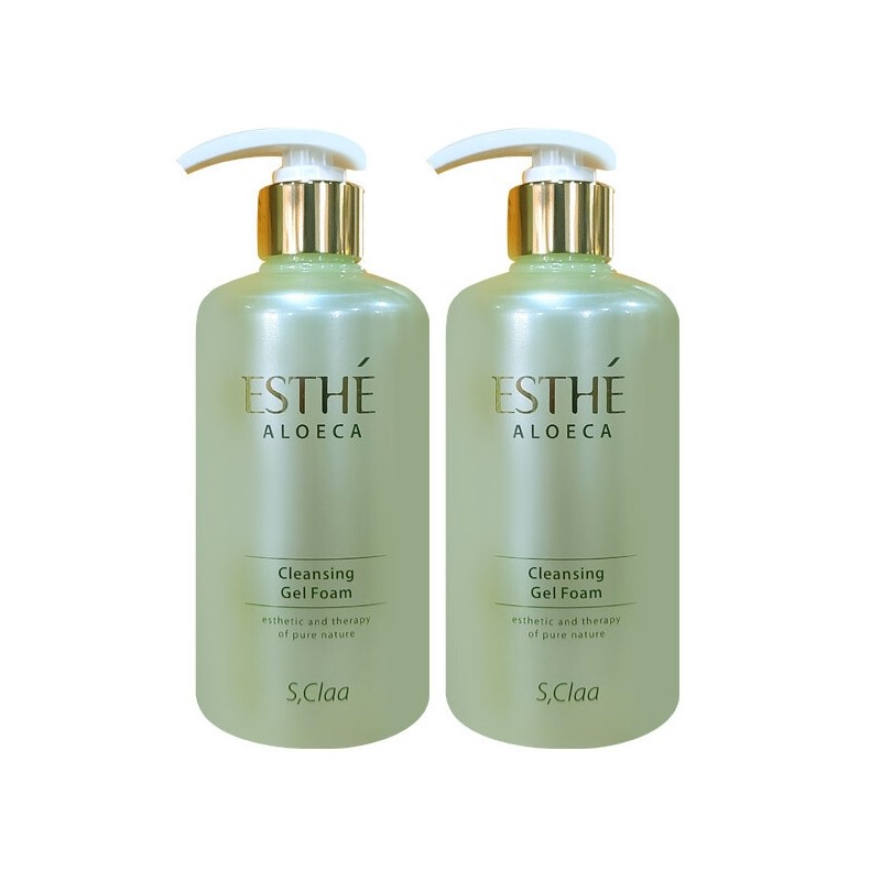 Enprani Este Aloeca Cleansing Gel Foam 300ml x 2 /