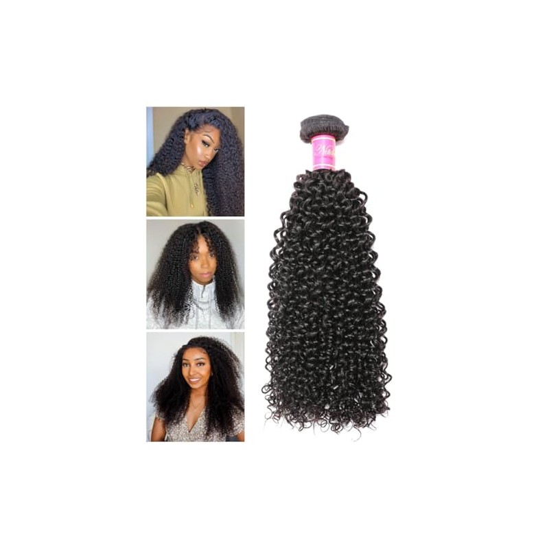 Extensiones de cabello humano rizado de Malasia, 1 paquete de