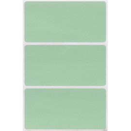 Rectangular Stickers Color-Coding Labels for Organizing, Moving, and Storage Boxes 10cm x 5cm - 45-Pack (Pastel Green), Stickers to Write On Name Tags,