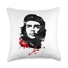 Che Guevara Vintage Political Cuban Revolutionary Meme. Throw Pillow