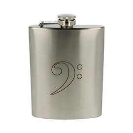 Bass Clef Hip Flask – A Great Gift For Musicians