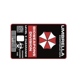 Evill Residents Umbrella Corp Credit Card Skin - Specification: Rectangle Chip