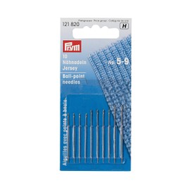 PRYM Jersey 5–9 ASS und Ball Point Hand Nähnadeln, 10 Stück, silver