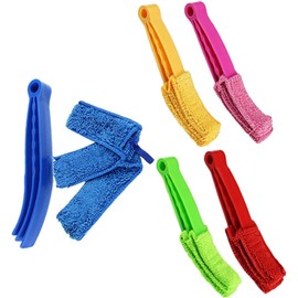 Milisten 5 Piezas Kit De Detallado Interior De Coche Cepillos Limpiadores Portátiles para Salidas De Aire Cepillo para Limpiar Salida De Aire De Vehículo para Mantenimiento De De