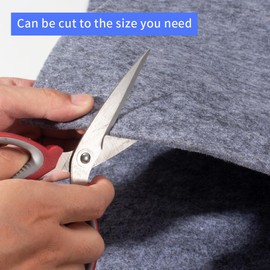 Felt Rug Pad, 6x9 Ft Extra Large Area Rug Cushioned Carpet Pad, Thick Felt Rug Pads for All Floors, Felt Pad for Under Area Rugs Hardwood Floors, Keep Rug in Place Soft