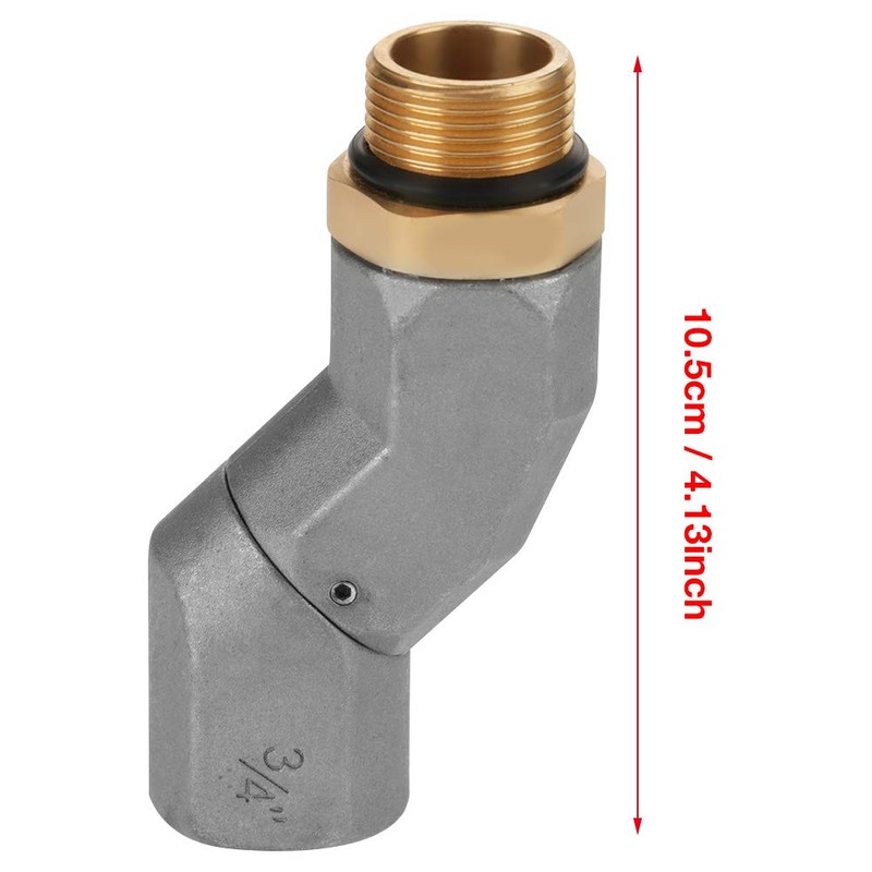 ViaGasaFamido Fuel Hose Joint 3/4 BSPP Aluminum Fuel Hose Fitting