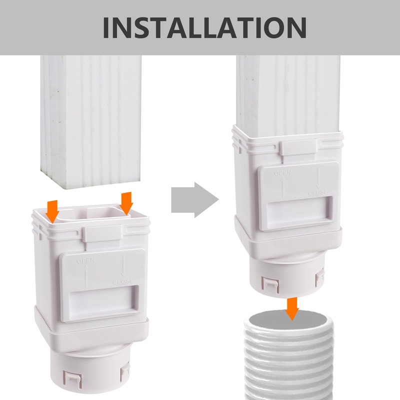 MARKBIT Downspout Filter, Downspout Leaf Filter, Gutter Downspout Guard, Downspout